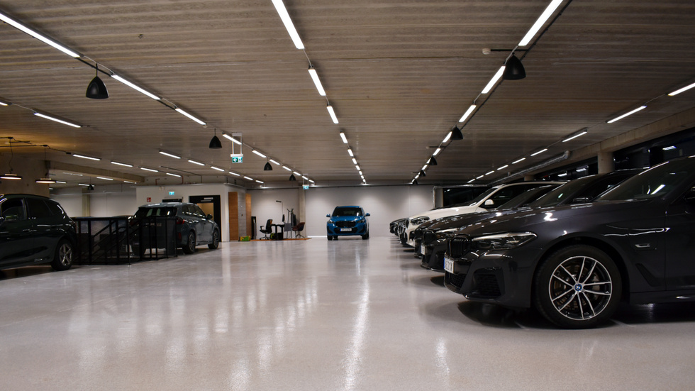 The second level of the showroom.