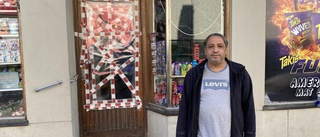 Efter butiksinbrott: Mohammad möttes av krossad ruta
