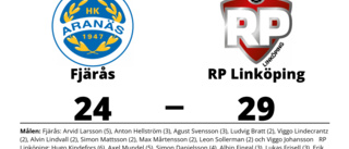 Två poäng för RP Linköping hemma mot Fjärås