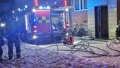 Barnvagn började brinna – polisen misstänker brott