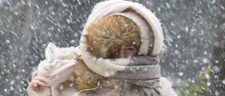 Snöig och blåsig nyårsnatt på flera håll