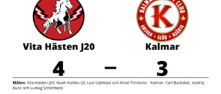 Noah Kolsbo tvåmålsskytt när Vita Hästen J20 vann
