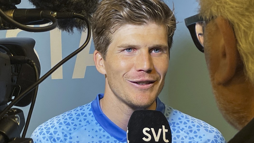 Norrmannen Oliver Berg, 29, höll pressträff på tisdagen efter att han skrivit på för Malmö FF. Berg har värvats från den allsvenska seriekonkurrenten Djurgården.