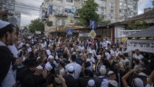 Judiska pilgrimer i Ukraina trotsar kriget