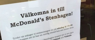 McDonald's stänger en restaurang till