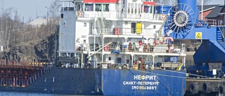 Ryska fartyget har lämnat Oxelösund – var kvar efter blockadens början