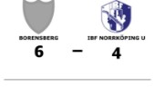 Borensberg vinnare mot IBF Norrköping U i division 3 Östergötland Play Off 1 herr