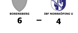 Borensberg vinnare mot IBF Norrköping U i division 3 Östergötland Play Off 1 herr