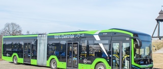 Första elbussen börjar rulla i Uppsala