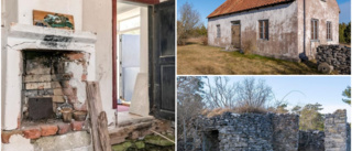 Orört kalkstenshus till salu på Fårö – gammal ruin på tomten • ”Många som är intresserade”