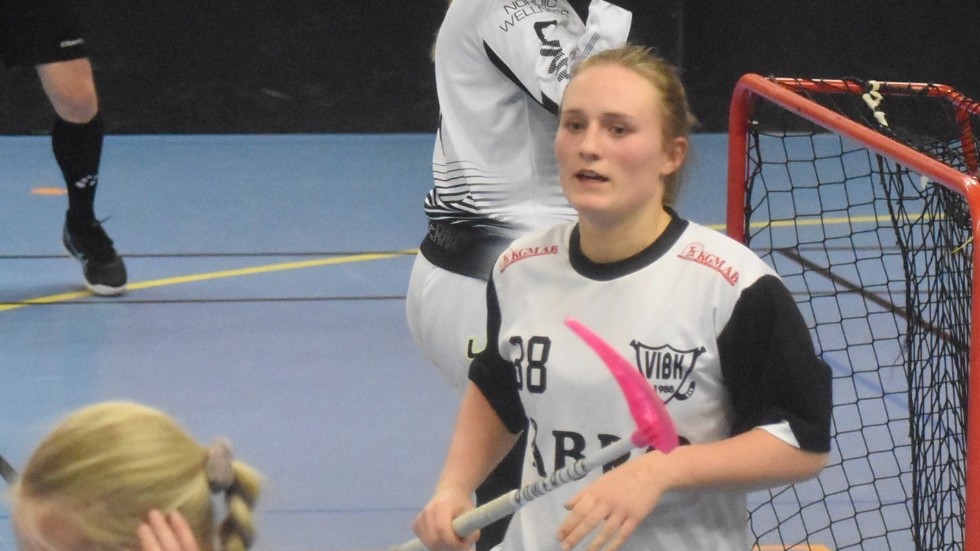 Emma Sjökvist gjorde sex mål för hemmalaget, men det räckte ändå inte för en seger.