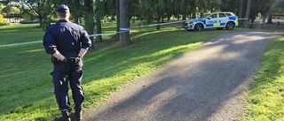 Stort polispådrag efter våldtäkt i Norrköpingspark