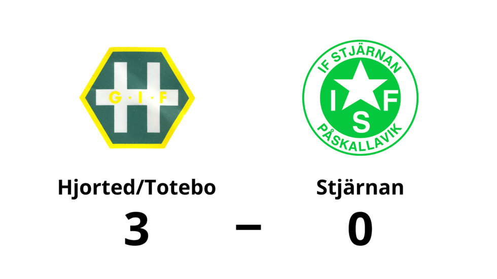 Hjorted/Totebo vann mot IF Stjärnan