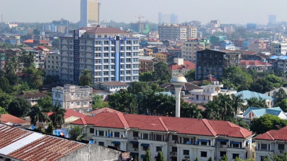 En tidigare brittisk ambassadör har gripits i staden Rangoon i Myanmar, enligt uppgifter från en diplomatkälla. Arkivbild.