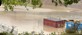 BILDEXTRA: Översvämning på flera platser efter kraftigt regnoväder