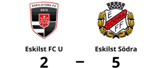 Klar seger för Eskilst Södra mot Eskilst FC U på Ekängens IP