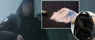 Han hade kokain – för 1,5 miljoner i ryggsäcken
