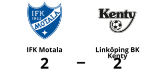 Linköping BK Kenty i ledning i halvtid - men tappade segern mot IFK Motala