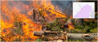 SMHI: Mycket stor risk för skogsbrand