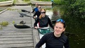 Världsunikt: Fyra systrar i samma SM-kanot