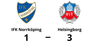 IFK Norrköping föll mot Helsingborg med 1-3