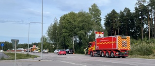 Trafikolycka med A-traktor i Skiftinge