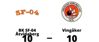 En poäng för Vingåker borta mot BK SF-04 Åtvidaberg