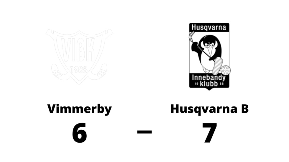 Vimmerby IBK förlorade mot Husqvarna IK B