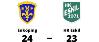 Enköping för tuffa för HK Eskil - förlust med 23-24