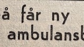 Ur PT:s arkiv: Ny ambulans till Piteå