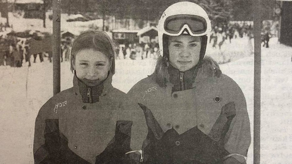 1999. Kinda AK-systrarna Hanna och Ida Johansson klev båda överst på pallen i DM.