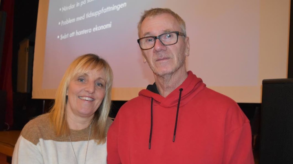 Marianne Lättman-Masch och Lasse Andersson pratade om adhd ur ett anhörigperspektiv.