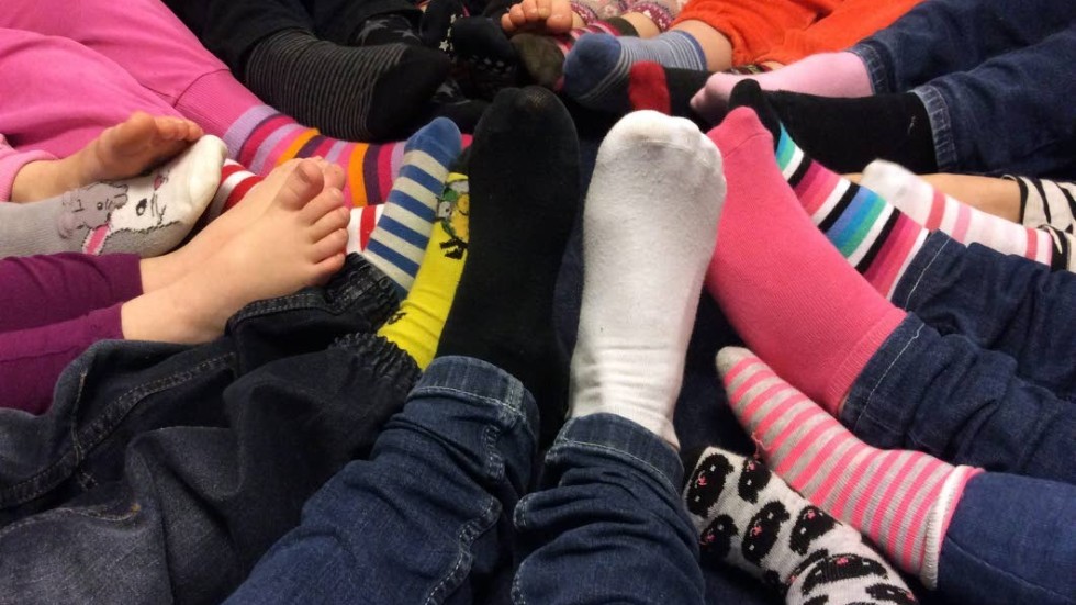Rocka Sockorna görs på världsdagen för Downs Syndrom den 21 mars.