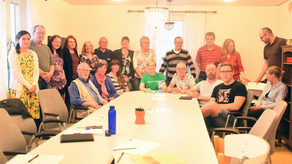 Ett 30-tal personer kom till mötet om vad som kan göras lokalt för klimatet i Vimmerby.