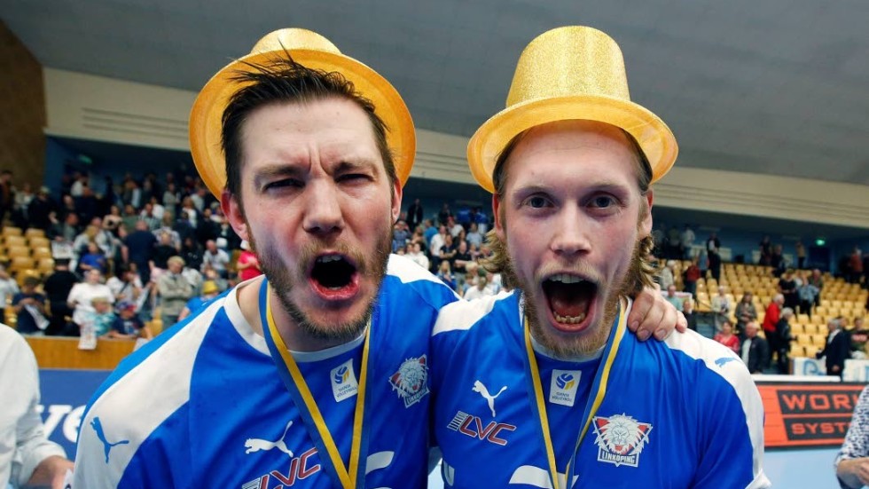 Martin Larsson och Linus Ekstrand var två av guldhjältarna.