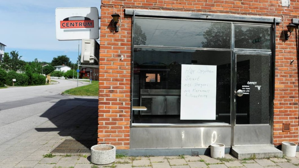 I Gunnebo centrum ska Anders Johansson öppna bageri och karamellkokeri. I lokalen låg tidigare en pizzeria.