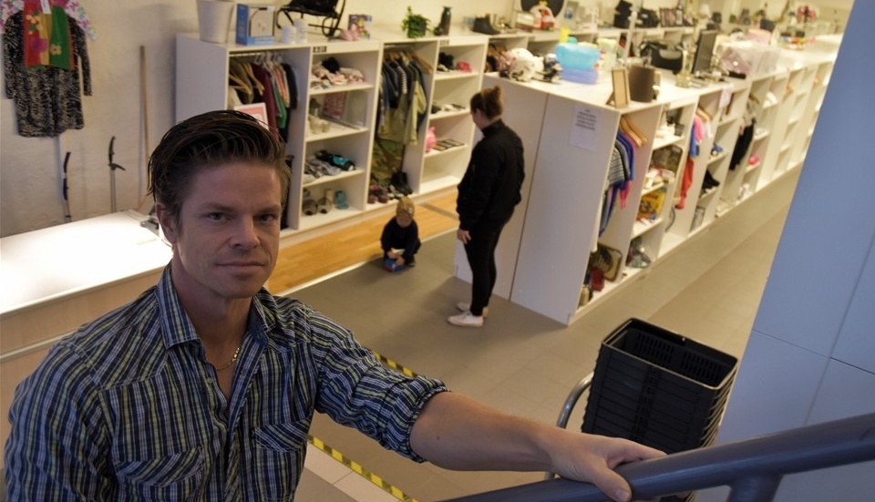 Jonas Stenberg är en av två delägare till den nya butiken i Linköping. Foto: Carolina Fransson