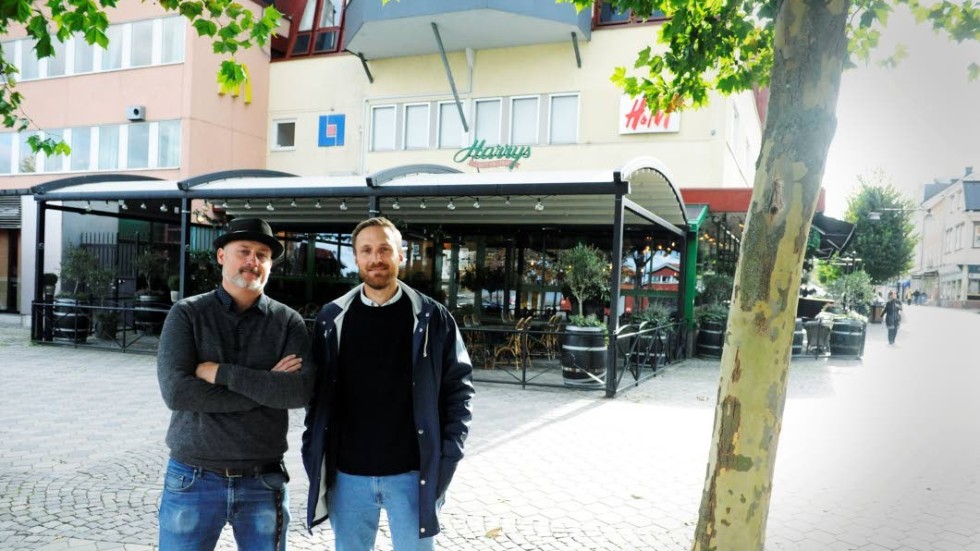 Tobias Ahlstedt och Johan Öhrling Elltorp på Västervik framåt samordnar evenemanget Krogkultur.