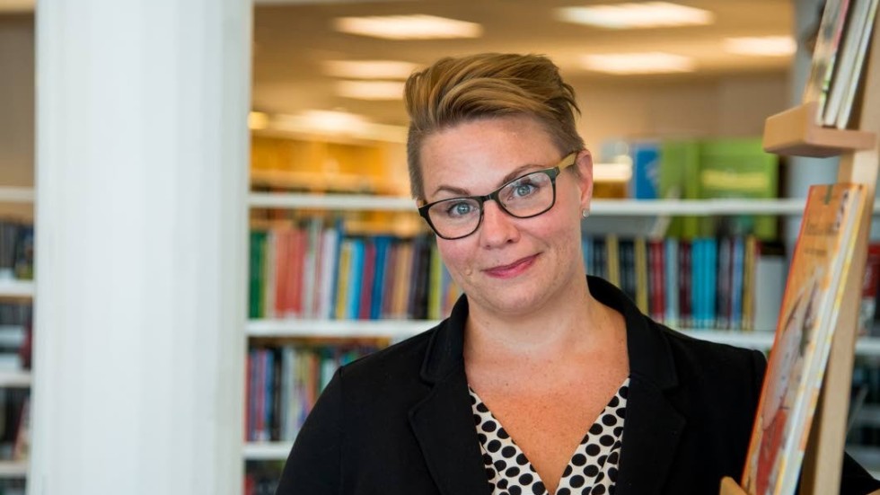 Julia Lindqvist är ny bibliotekschef i Västerviks kommun.