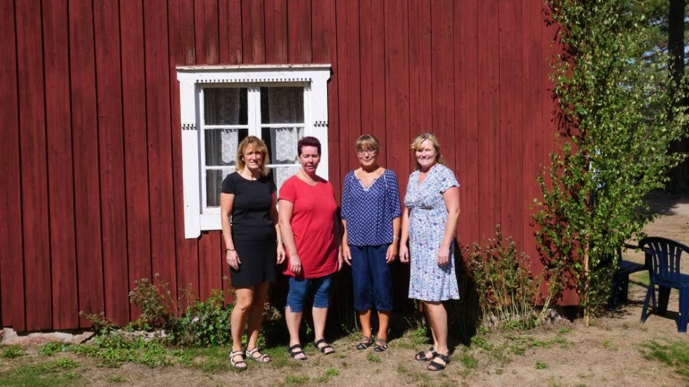 Ko¨ksteamet Stina Kallstro¨m, Susanne Johansson, Eva Ekeroth, Carina Andersson..