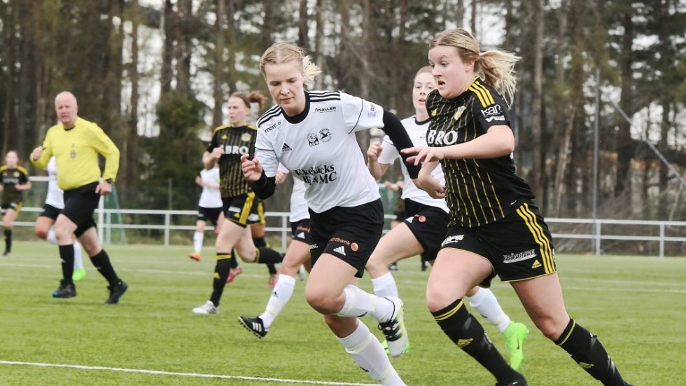 Nathalie Johansson tränar vidare med IFK Kalmar - närmast två pass nästa vecka.