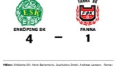 Enköping SK:s seger spiken i kistan för Fanna - som åker ur serien