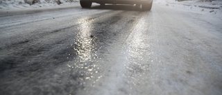 Varning för plötslig ishalka – regn faller på kalla vägbanor