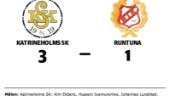 Tuff match slutade med förlust för Runtuna mot Katrineholms SK