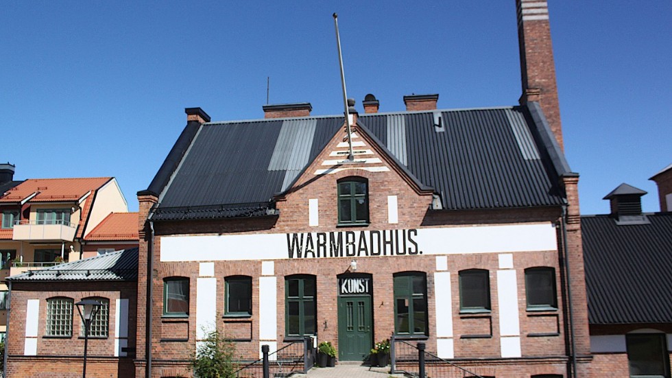 Warmbadhuset, idag använt av Vimmerby konstförening för utställningar.