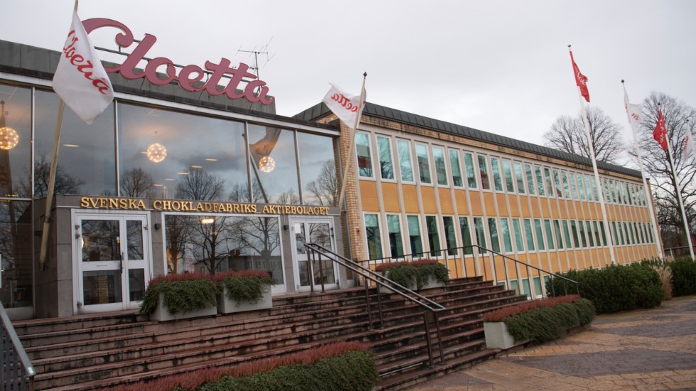 Cloettas chokladfabrik i Ljungsbro utanför Linköping. Arkivbild.