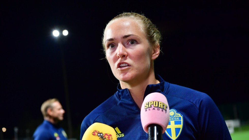 Magdalena Eriksson efter segern mot Slovakien i fredags.