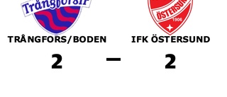 Trångfors/Boden fixade en poäng mot IFK Östersund