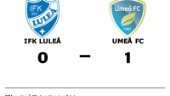 Förlust för IFK Luleå hemma mot Umeå FC