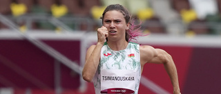 Belarusiska OS-sprintern välkomnas till Polen